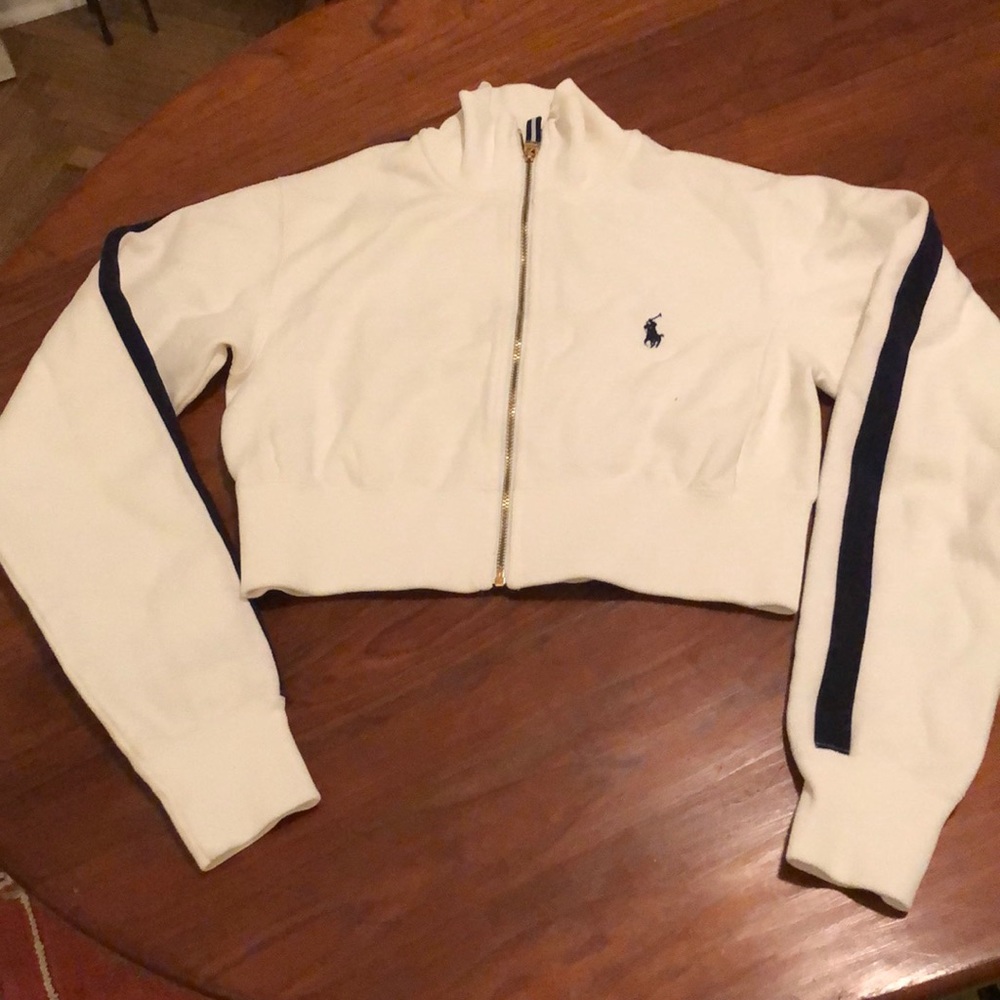 Cropped Ralph Lauren sporty sweater